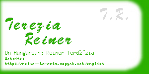 terezia reiner business card